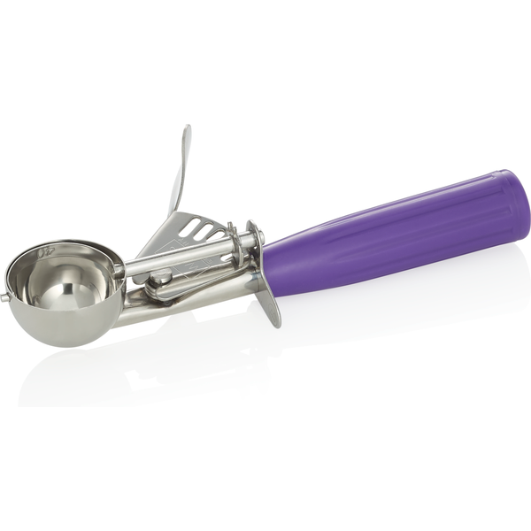 Cucina Scoop Chrome Nickel Steel 19.5 cm Purple Handle