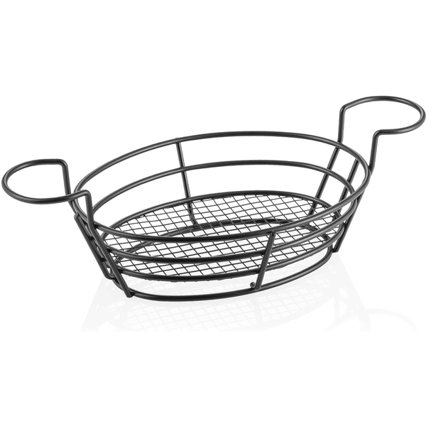 Was Germany Chicken Wings Basket Black Metal 37.5 x 20 x 7.5 cm