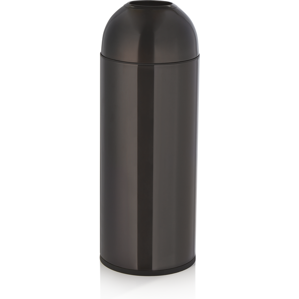 Was Germany Waste Bin Black Chrome Nickel Steel Dia 32 cm