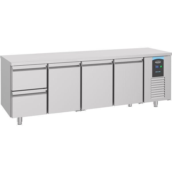 CombiSteel Counter 700 Refrigerator 3 Doors and 2 Drawers 430S