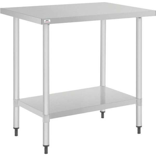 Nisbets Essentials Self Assembly Stainless Steel Table 800 x 600mm