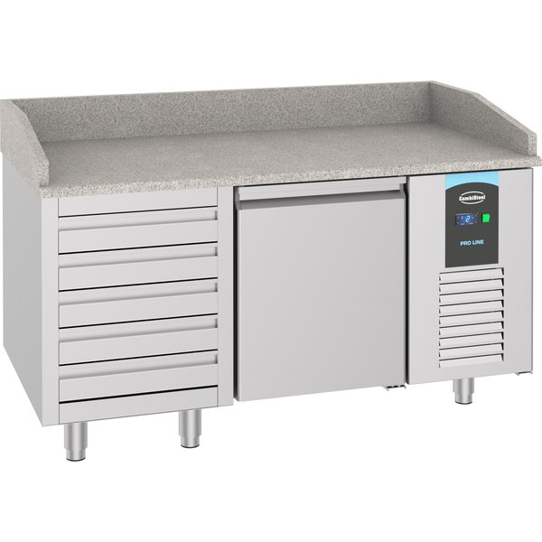 CombiSteel Pizza Preparation Counter 1 Door 5 Drawers