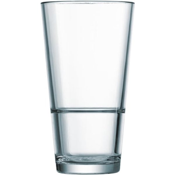 glassFORever Collins Stacker Beer Glasses 570ml (CE Brim at 1pt) (24 Pack)