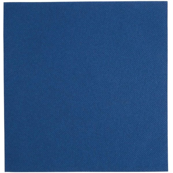 Fiesta Recyclable Premium Tablin Dinner Napkin Dark Blue 40x40cm Airlaid 1/4 Fold (500 Pack)