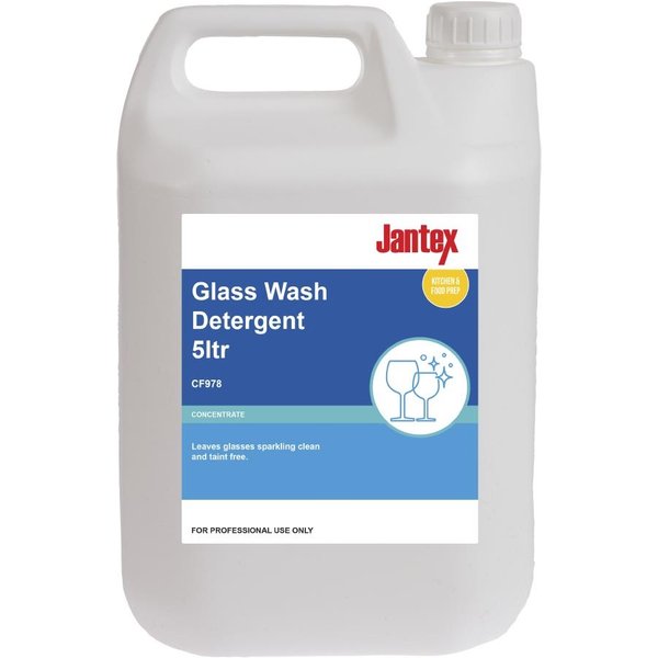 Jantex Glasswasher Detergent Concentrate 5Ltr