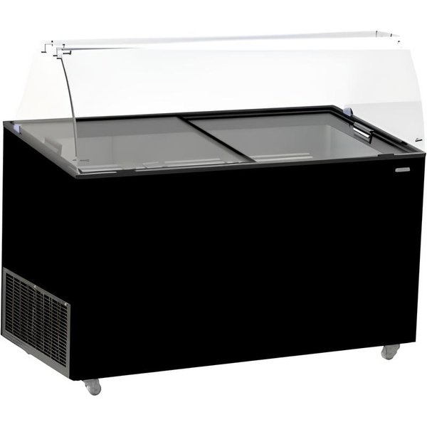 CombiSteel Ice Cream Display Tenerife Black 10x5 Litre