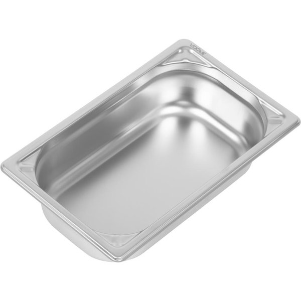 Vogue Heavy Duty Stainless Steel 1/4 Gastronorm Tray 65mm