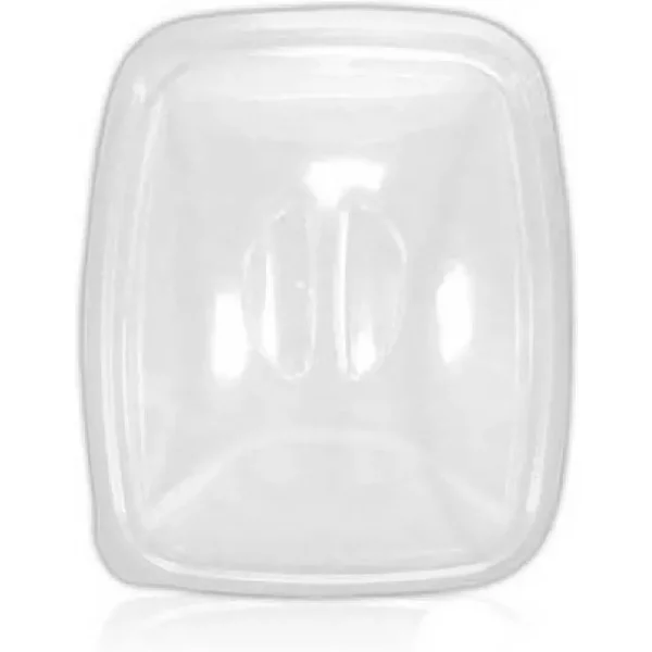 Clear Lid 500cc Black Container X 380