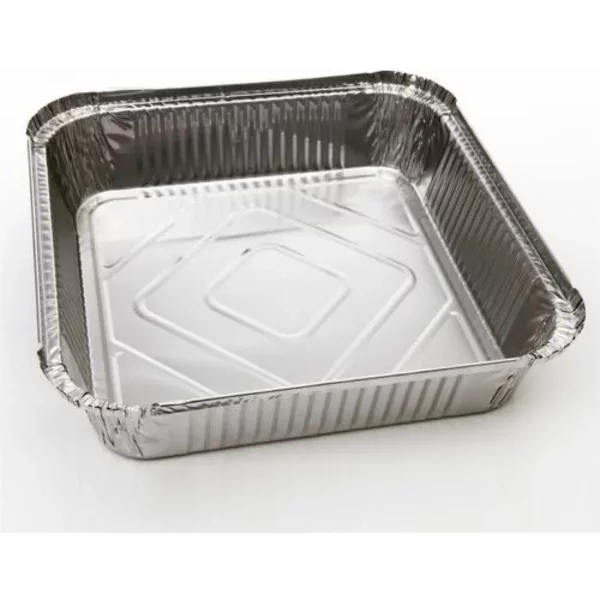 Foil Container+lid 9x9x2'' X10