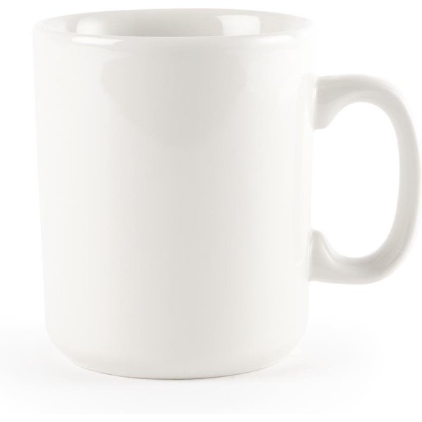 Churchill Plain Whiteware Windsor Mugs 284ml (Pack of 36)