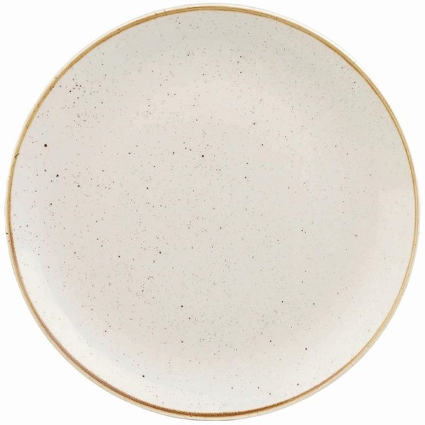 Churchill Stonecast Round Coupe Plate Barley White 200mm (12 Pack)