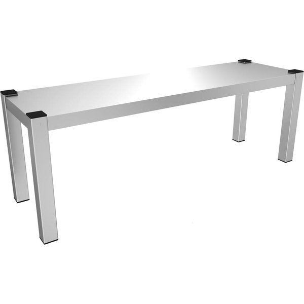 Combisteel 1-Level Flat-Packed Overshelf 1800 - Stainless Steel 430