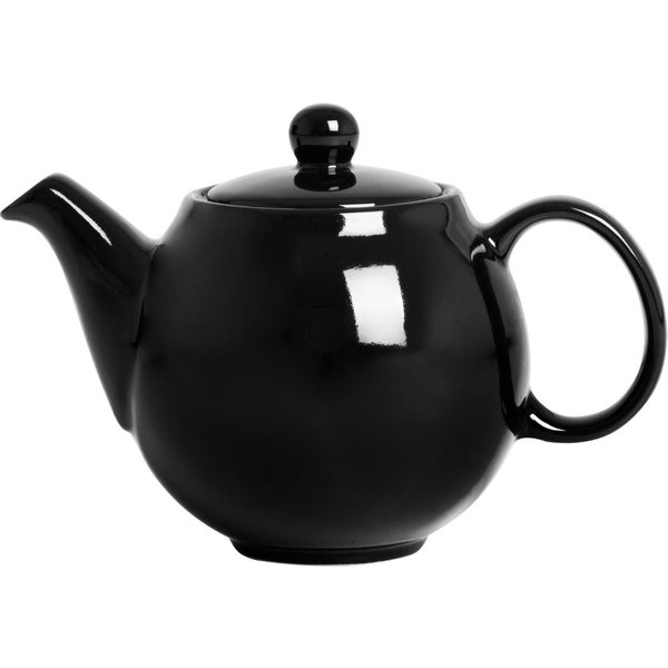 Olympia Café Teapot Black 450ml (2 Pack)