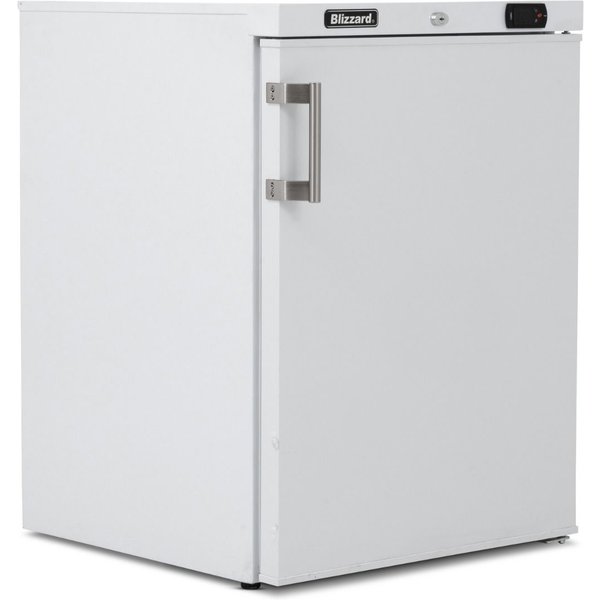 BLIZZARD Single Door Under Counter Freezer White Laminated UCF140WH