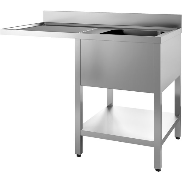 CombiSteel 700 Stainless Steel Sink Unit Flat Packed 1 Right Standing 1200