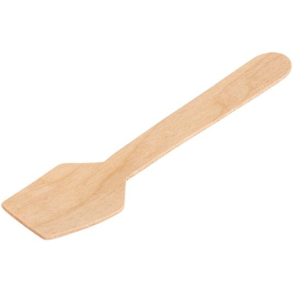 Fiesta Compostable Wooden Ice Cream Spoons (Pack of 100)