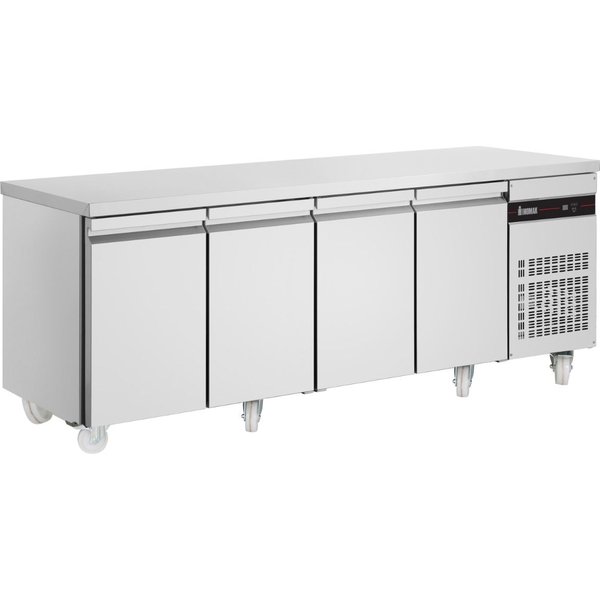 INOMAK 583L Four Hinged Door Gastronorm Counter Refrigerator PN9999-HC