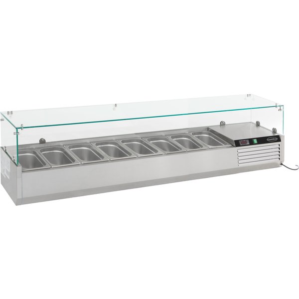 CombiSteel Refrigerated Pizza Topping Units 1/3 x 8 Gastronorm