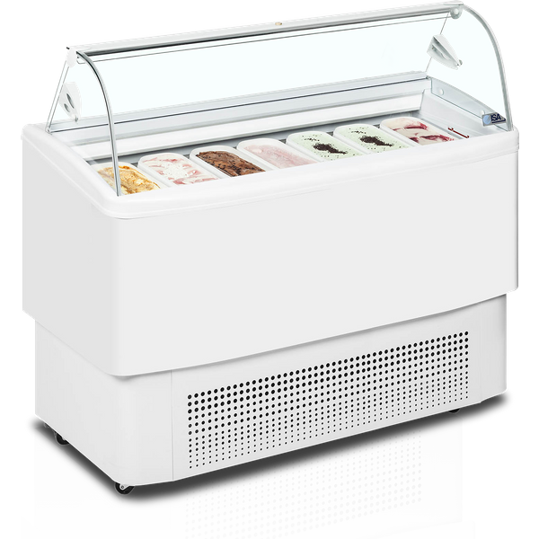 ISA FIJI 7 Ventilated Scoop Ice Cream Display