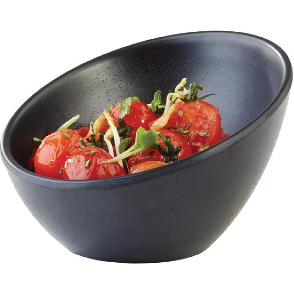 APS Zen Melamine Round Sloped Bowl Black 150ml