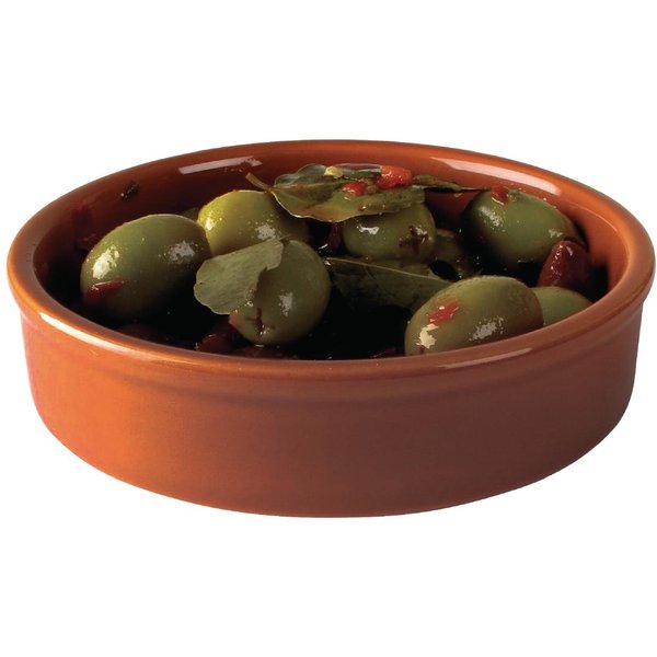 Olympia Tapas Rustic Mediterranean Large Dishes 134mm (Pack of 6)