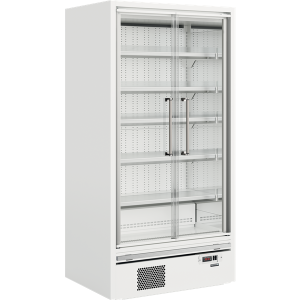 Tefcold Galaxy+ GP10FGD White, Full Glass Door
