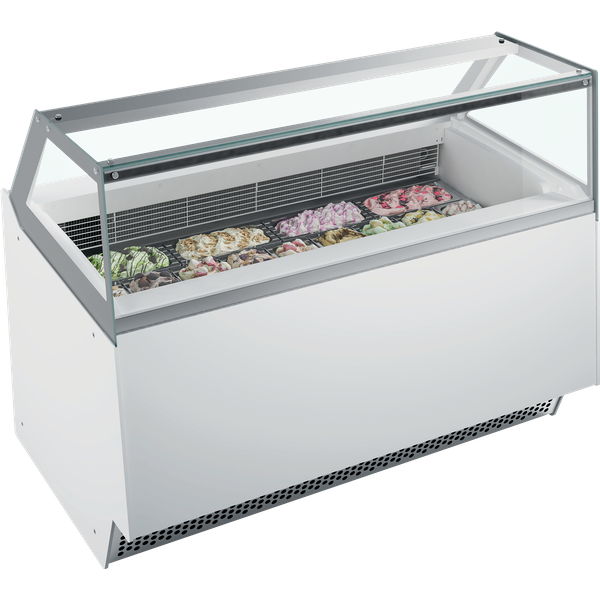 ISA ELEGANCE 13 Scoop Ice Cream Display