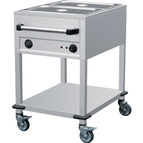 Combisteel Bain-Marie Trolley 2/1 - 30 to 110 °C