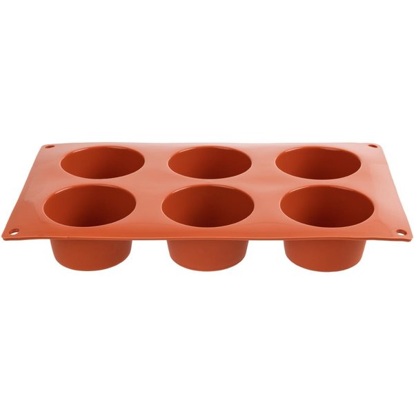 Pavoni Formaflex Silicone Muffin Mould 6 Cup