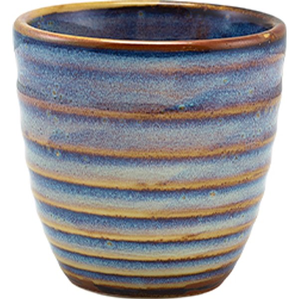 Terra Porcelain Aqua Blue Dip Pot 16cl/ 5.6oz - Pack of 12