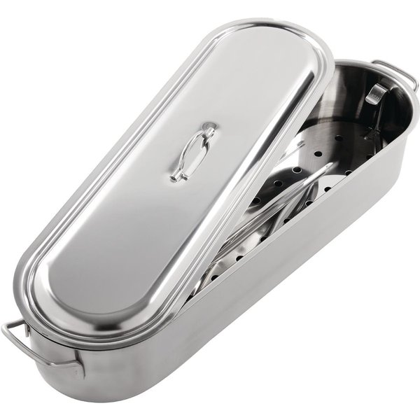 Kitchen Craft Stainless Steel Fish Poacher 23cm