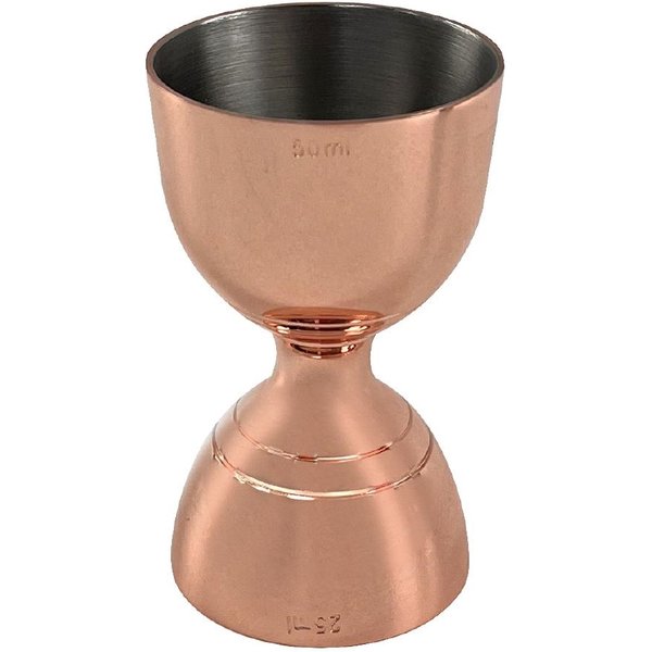 Beaumont Copper Plated Bell Jigger 25ml/50ml