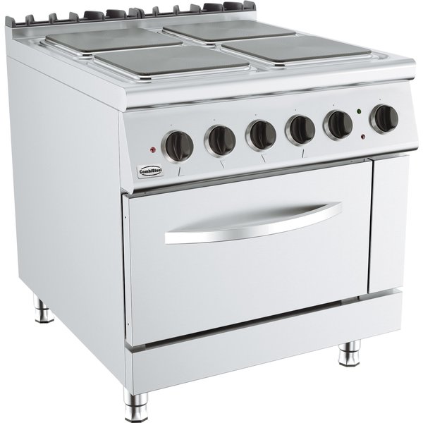 CombiSteel Base 900 Freestanding Gas Stove 4 Burner With 18 kW Electric Oven