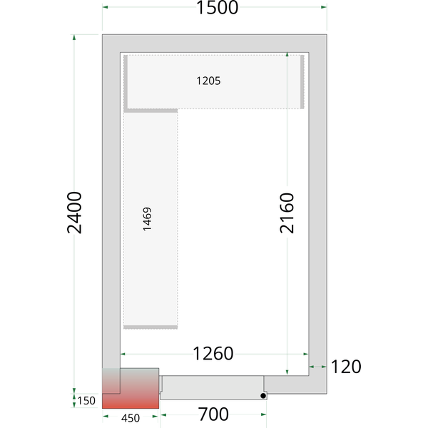 Tefcold CRNF1524 Shelf Kit CRNF1524