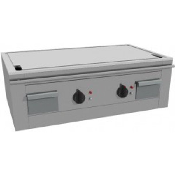 Casta TEP2B/100E Electric Teppanyaki Griddle - 2 Heating Zones