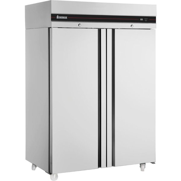 INOMAK Inomak Upright 1432L Double Hinged Door Freezer CFP2144