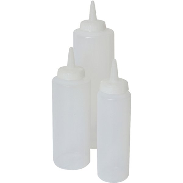 Genware Squeeze Bottle Clear 24oz/ 71cl - Pack of 6