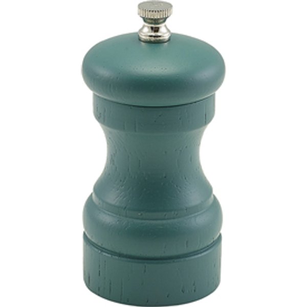 Olive Green Wooden Salt/ Pepper Grinder 10cm - Pack of 6