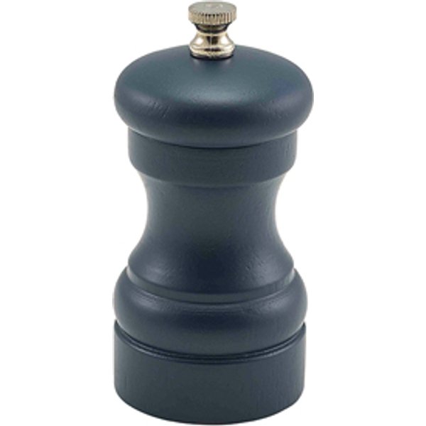 Blue Wooden Salt/ Pepper Grinder 10cm - Pack of 6