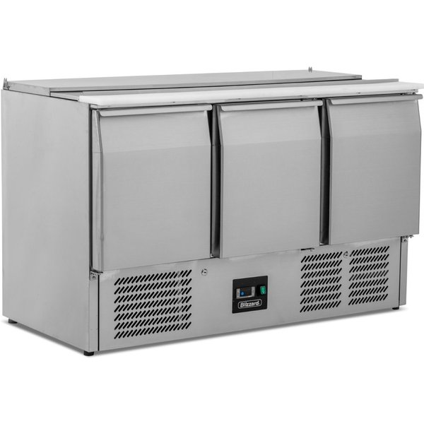 BLIZZARD Compact Triple Door Refrigerated Saladette BSP3