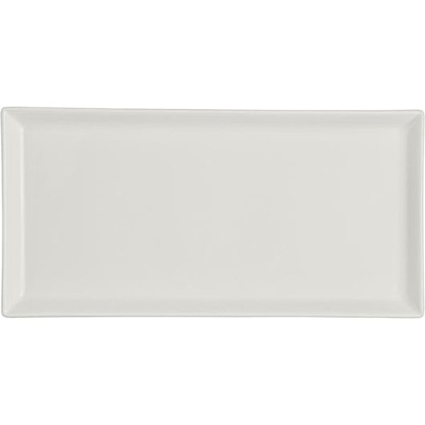 Steelite Rene Ozorio White Album Rectangular Trays 238x117.5mm (12 Pack)