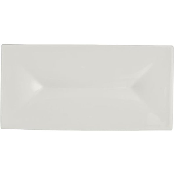 Rene Ozorio White Album Rectangular Trays with Indent 238x117.5mm (12 Pack)