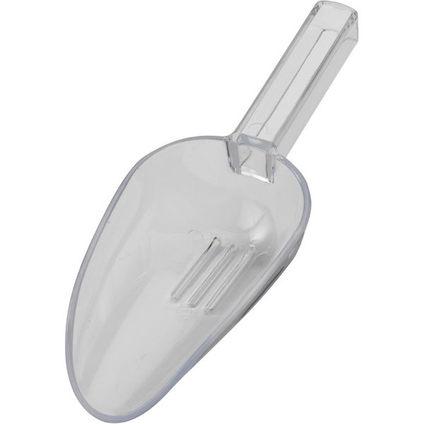 Beaumont Clear Plastic Ice Drainer Scoop 7oz