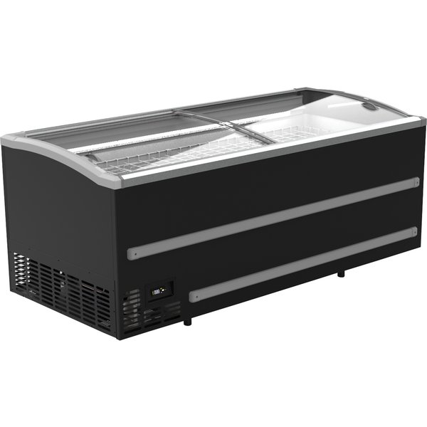 CombiSteel Supermarket Chest Freezer Black 2125 Litre