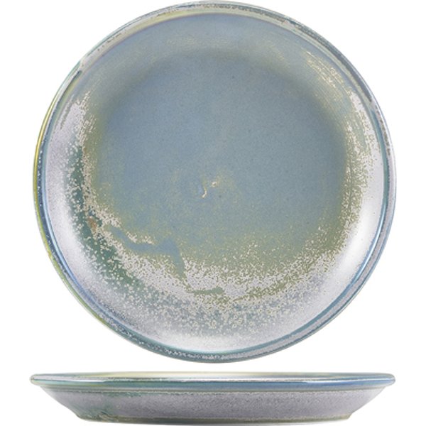 Terra Porcelain Seafoam Coupe Plate 19cm - Pack of 6