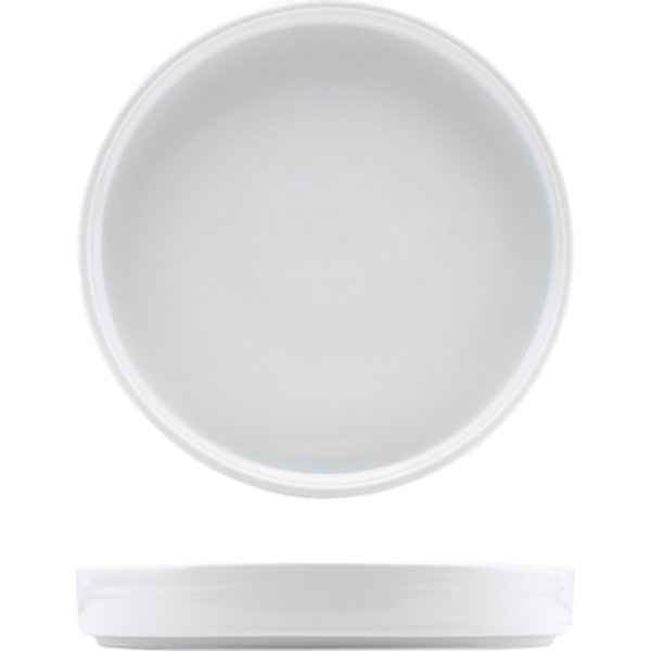 Genware Porcelain Presentation Plate 18cm/ 7" - Pack of 6