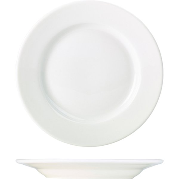 Genware Porcelain Classic Winged Plate 31cm/ 12.25" - Pack of 6
