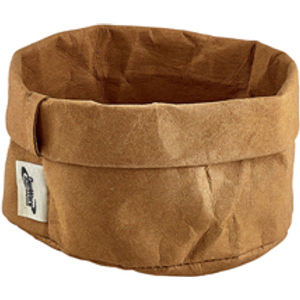 Brown Washable Paper Bag 13 Dia x 10cm (H)