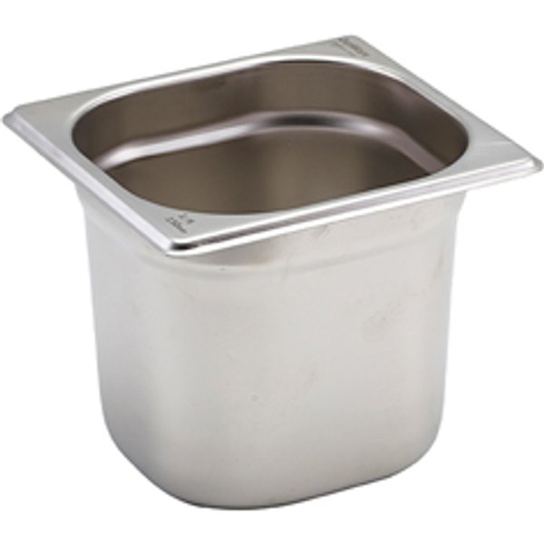 St/St Gastronorm Pan 1/6 - 150mm Deep
