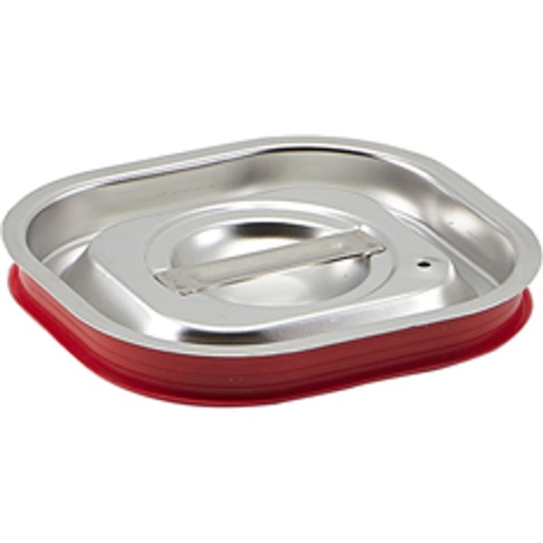 St/St Gastronorm Sealing Pan Lid 1/6